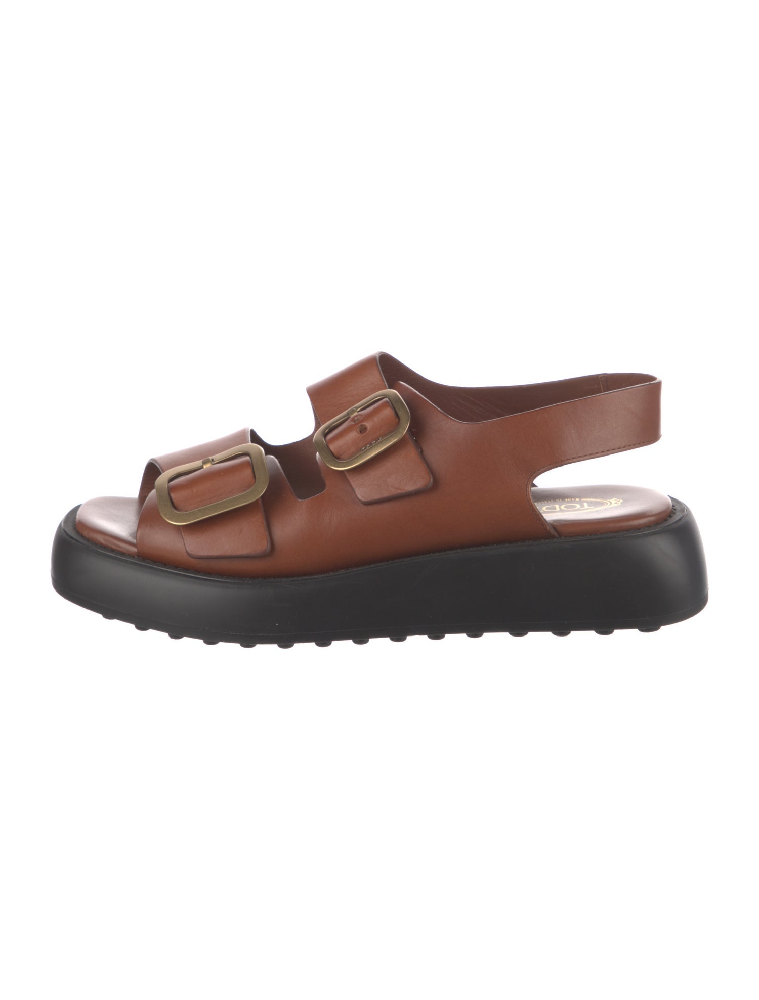 Tod's Leather Slingback Sandals