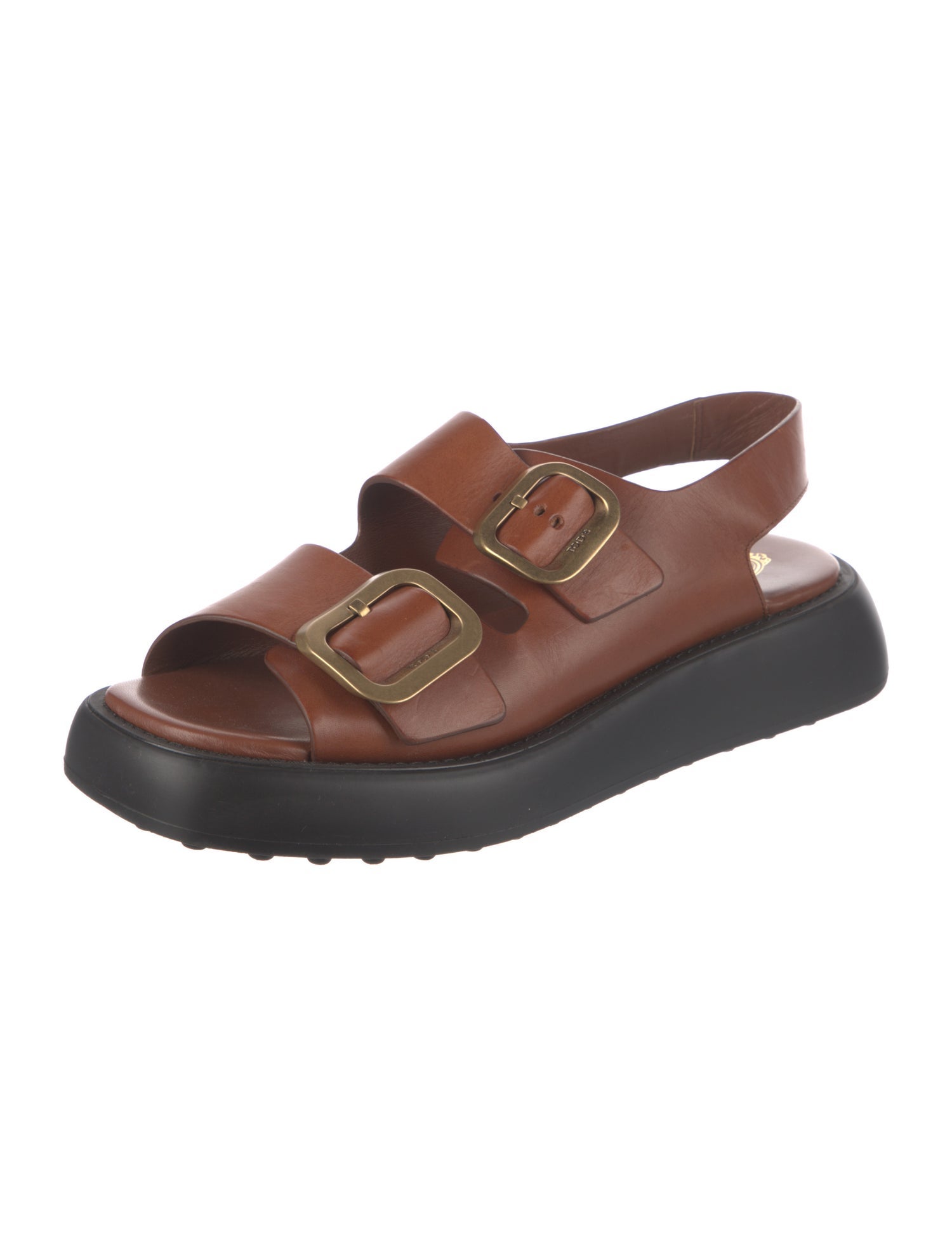 Tod's Leather Slingback Sandals