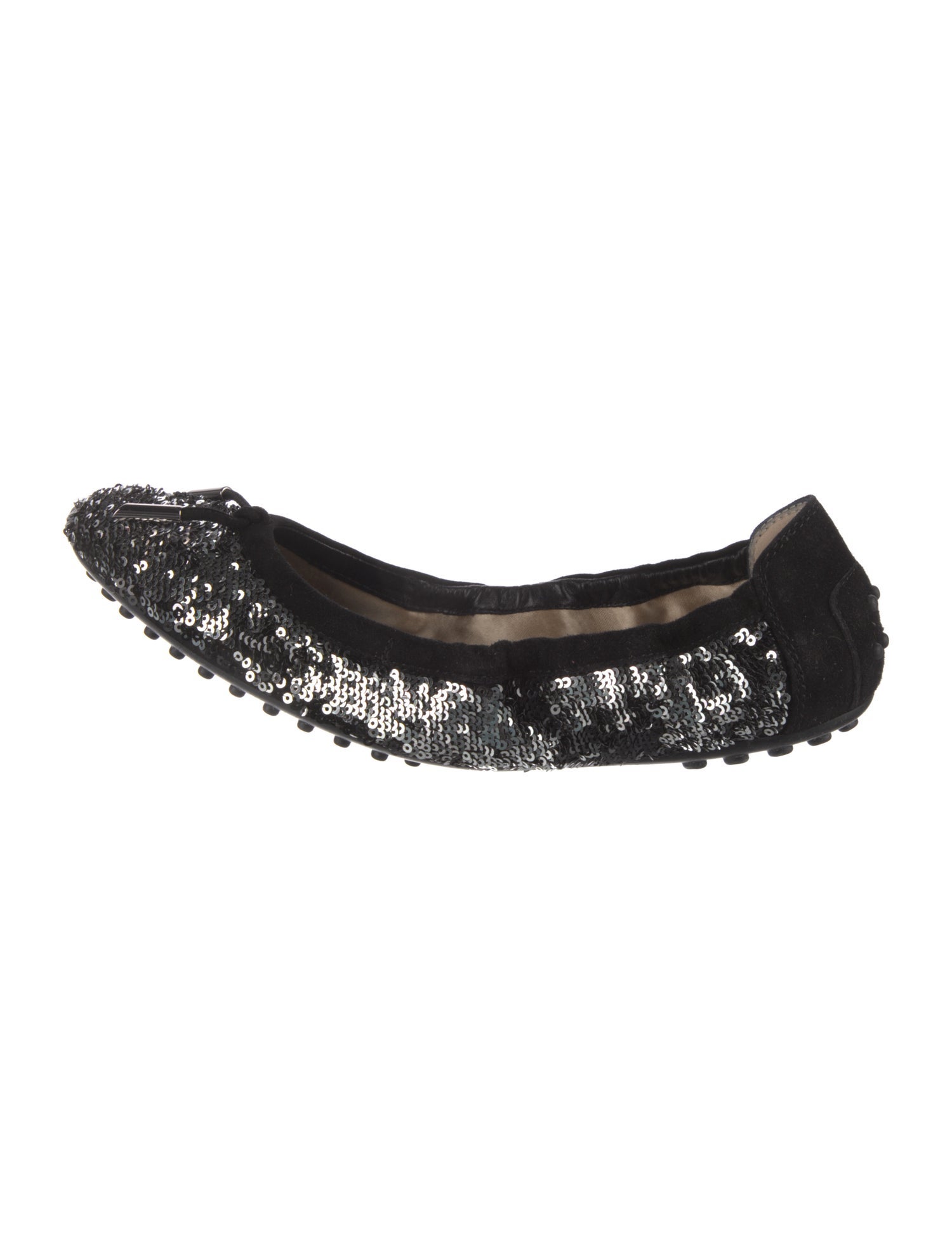 Tod's Sequins Sequin Embellishments Ballet Flats