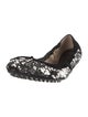 Tod's Sequins Sequin Embellishments Ballet Flats