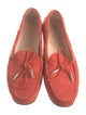 Tod's Suede Bow Accents Moccasins