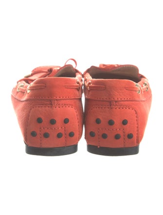 Tod's Suede Bow Accents Moccasins