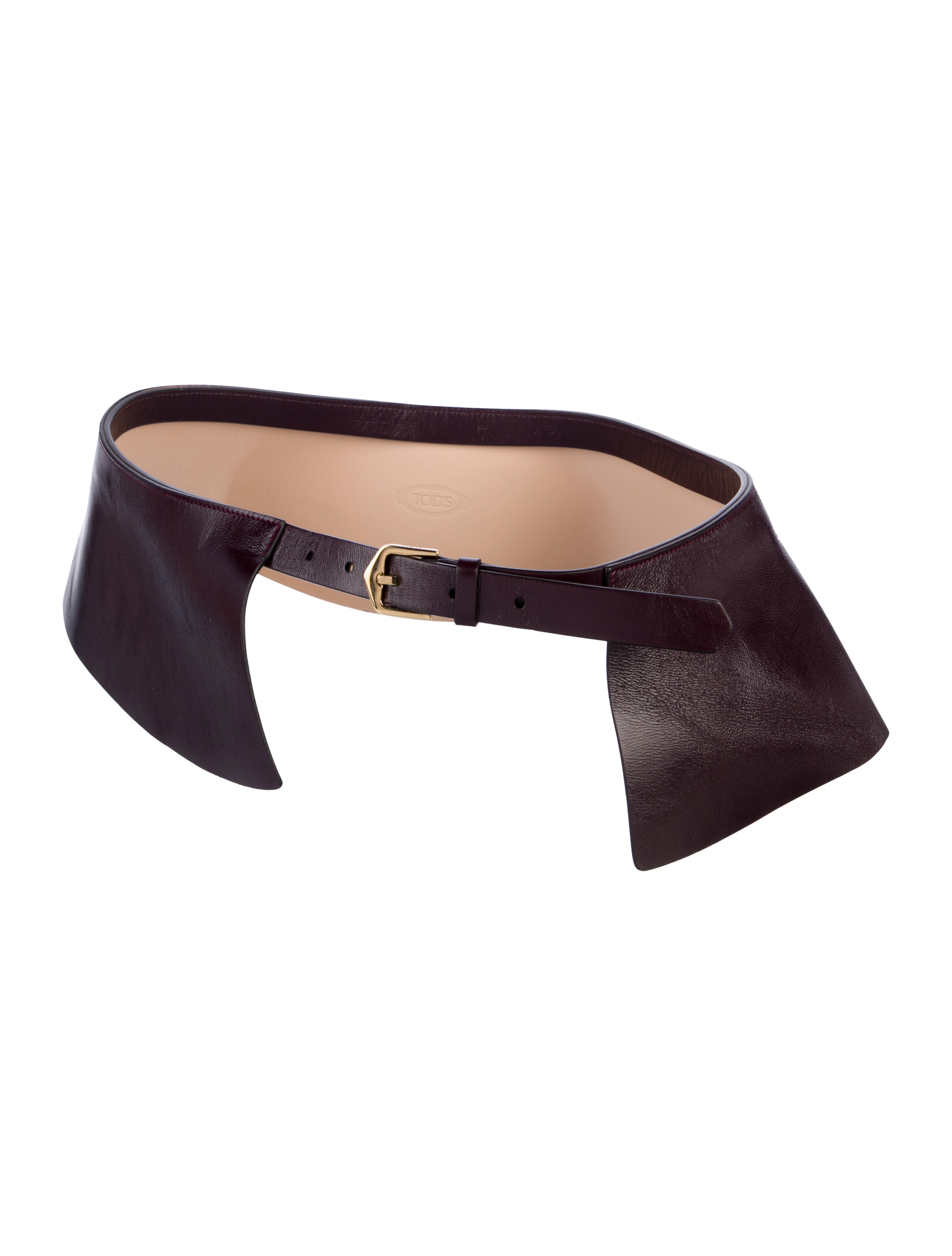 Tod's Wide Leather Waist Belt