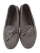 Tod's Suede Bow Accents Moccasins