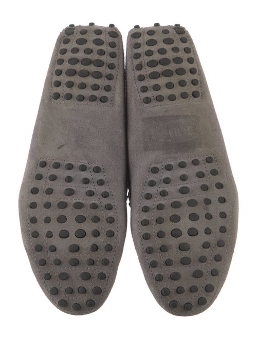 Tod's Suede Bow Accents Moccasins