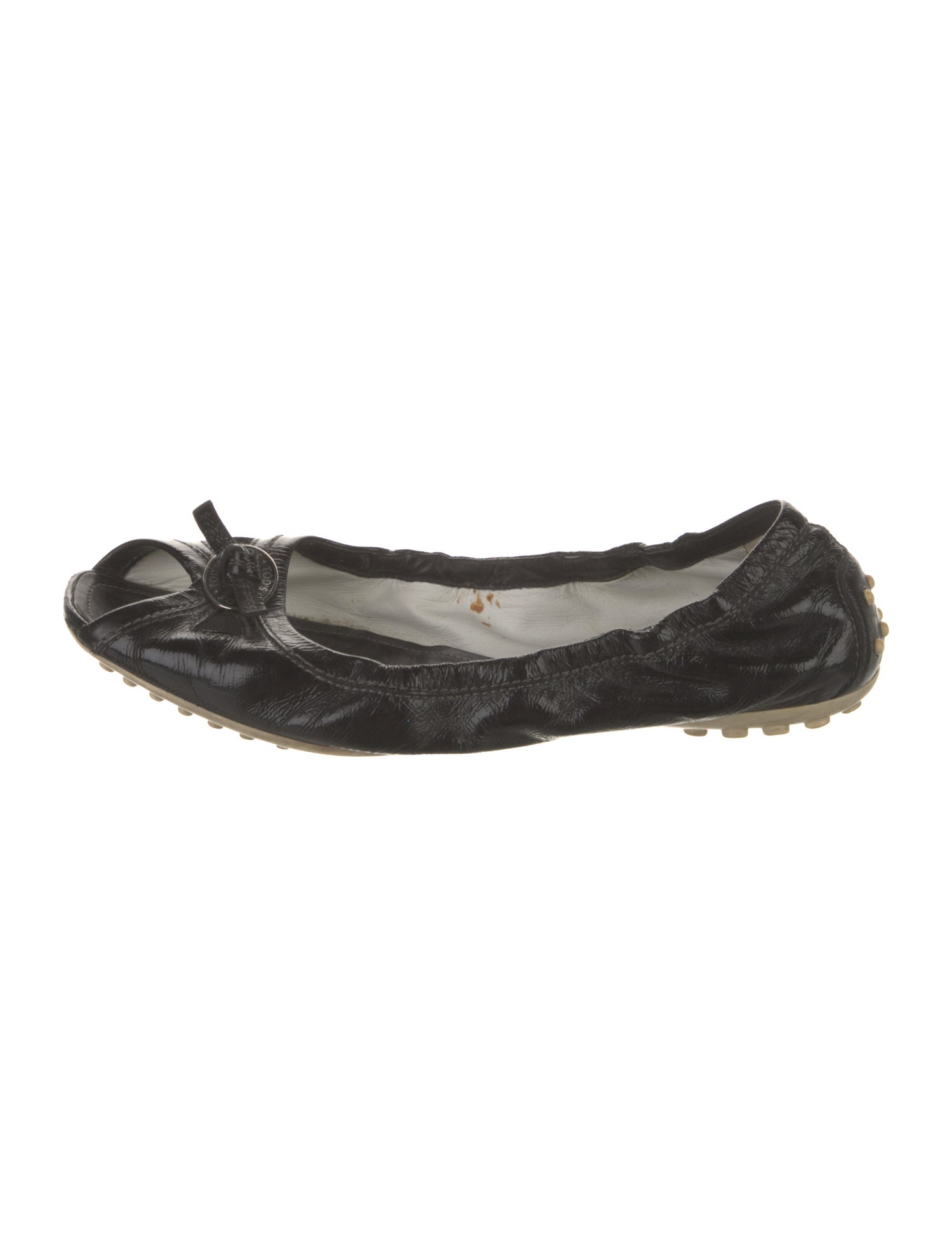 Tod's Patent Leather Ballet Flats