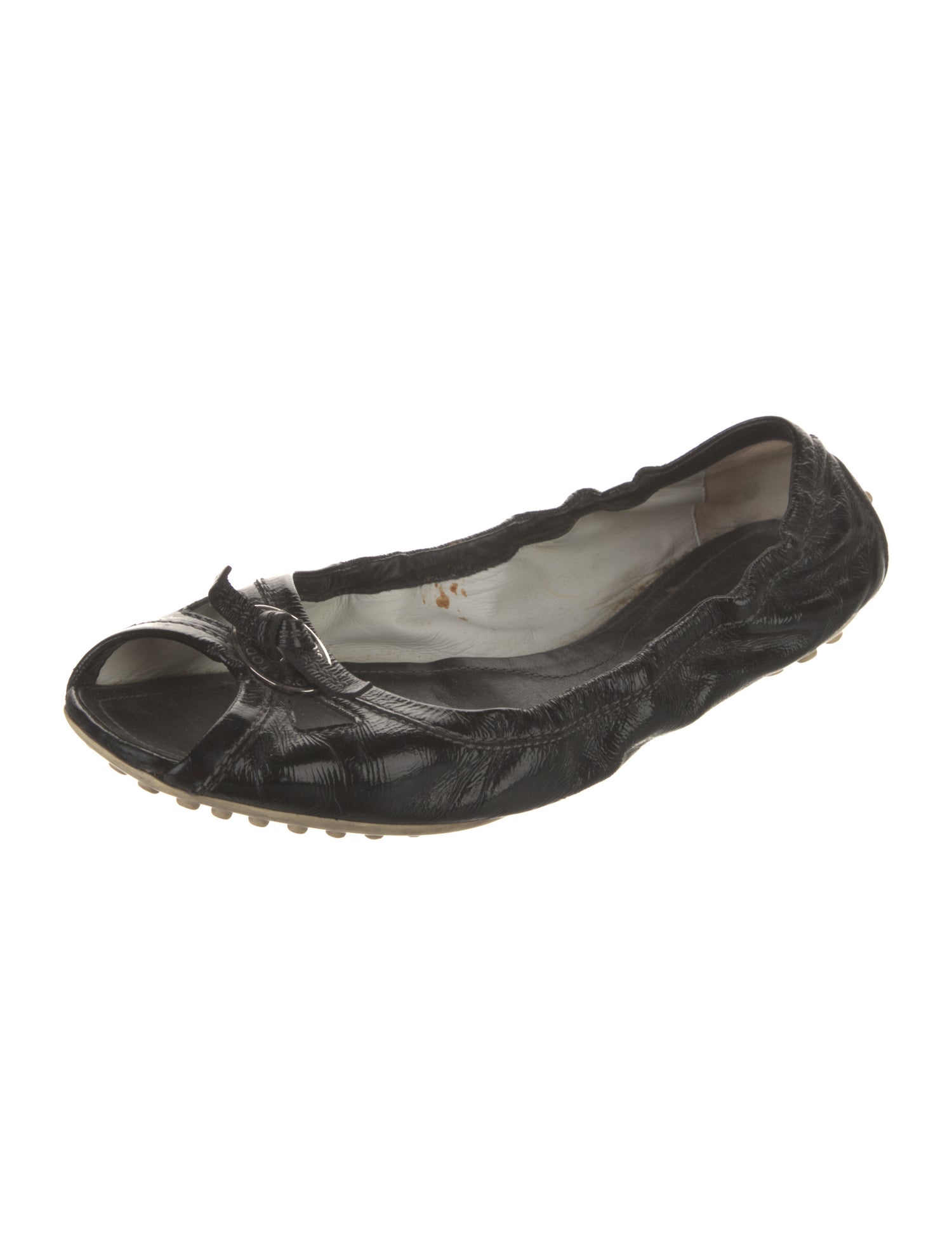 Tod's Patent Leather Ballet Flats