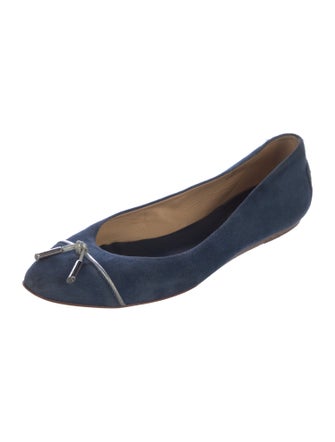 Tod's Suede Ballet Flats