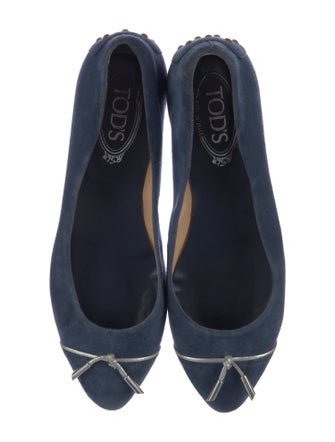 Tod's Suede Ballet Flats