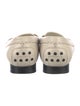 Tod's Leather Crystal Embellishments Loafers