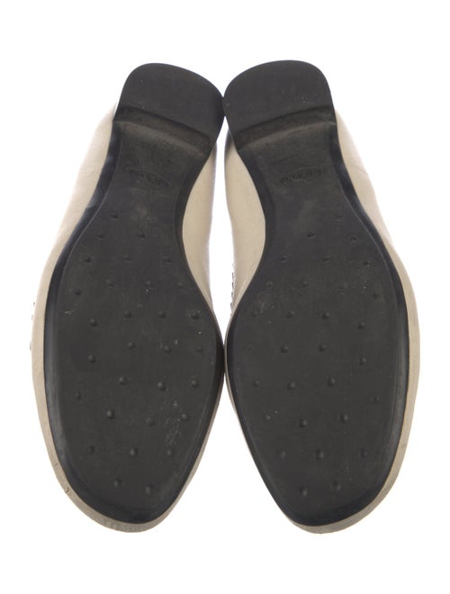 Tod's Leather Crystal Embellishments Loafers