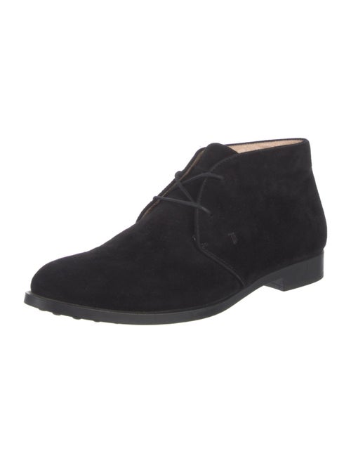 Tod's Suede Lace-Up Boots