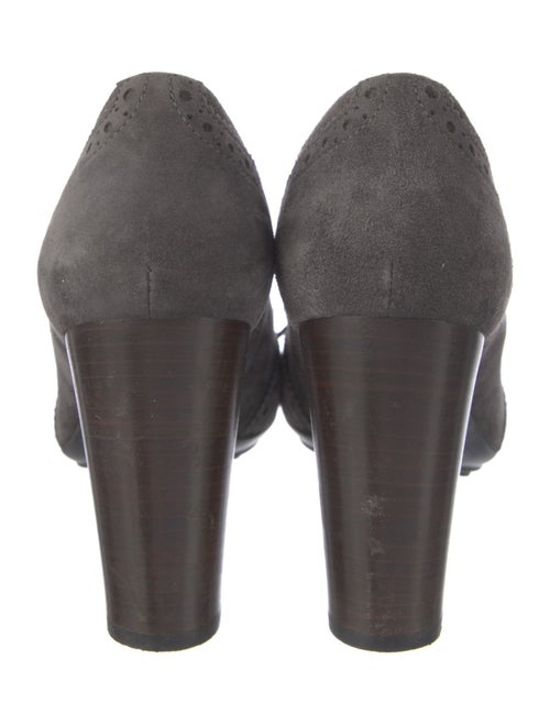 Tod's Suede Tassel Accents Pumps