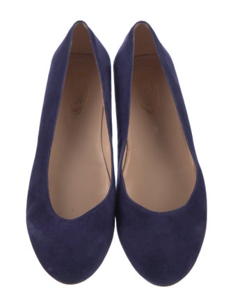 Tod's Suede Studded Accents Flats