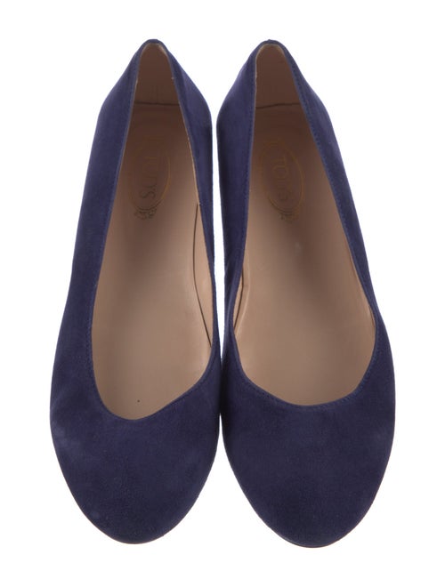 Tod's Suede Studded Accents Flats