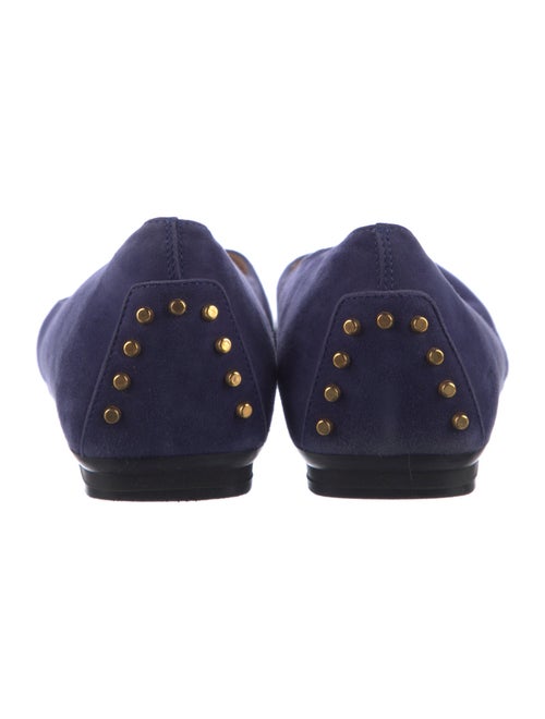 Tod's Suede Studded Accents Flats