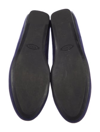 Tod's Suede Studded Accents Flats