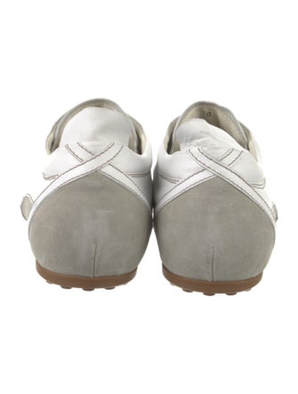 Tod's Suede Colorblock Pattern Sneakers