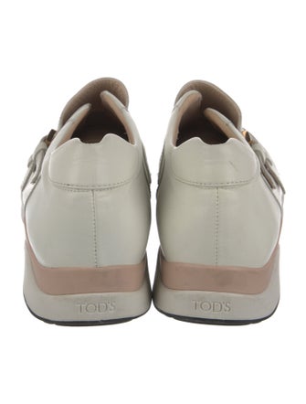 Tod's Leather Colorblock Pattern Sneakers