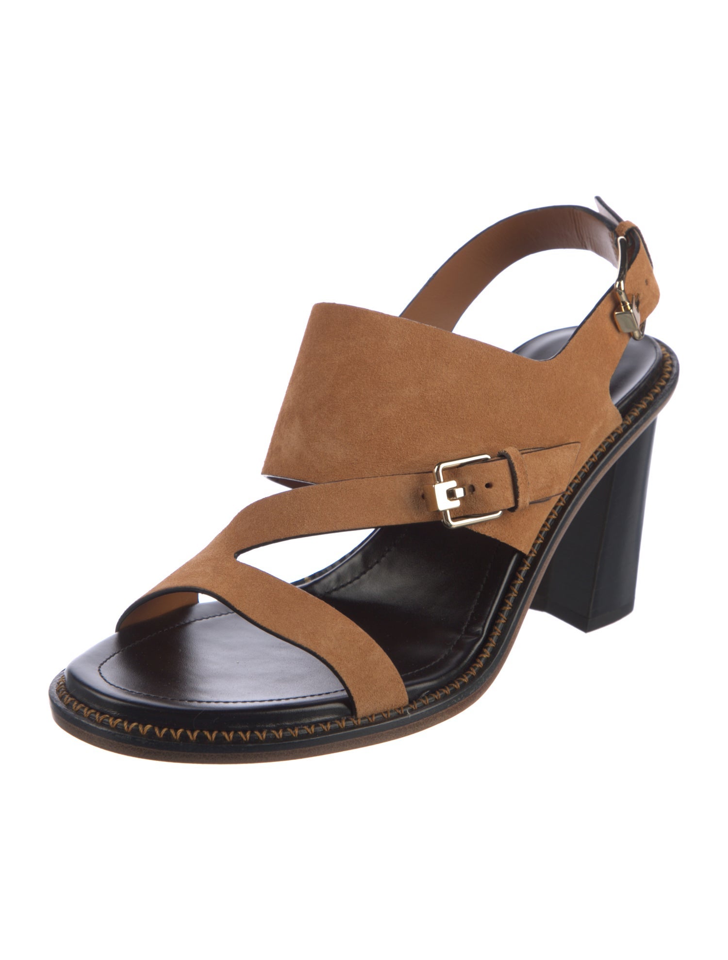 Tod's Suede Slingback Sandals