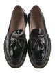 Tod's Patent Leather Tassel Accents Loafers