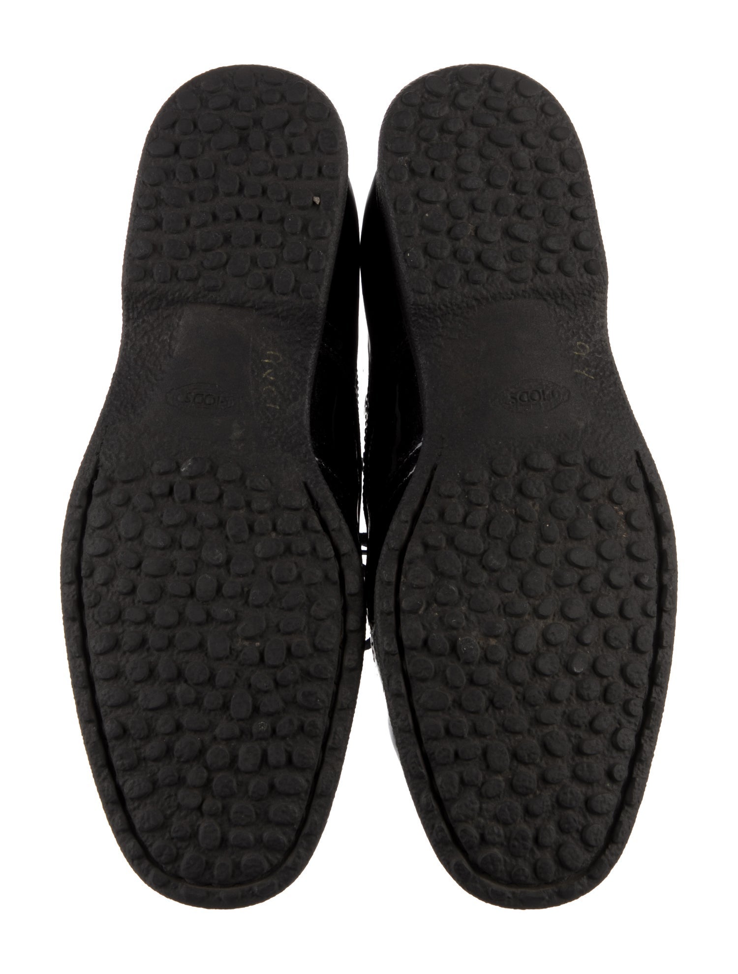 Tod's Patent Leather Oxfords