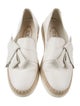 Tod's Leather Bow Accents Espadrilles