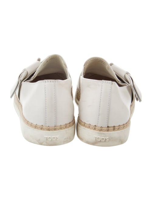 Tod's Leather Bow Accents Espadrilles