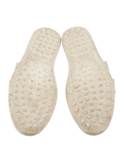 Tod's Leather Bow Accents Espadrilles