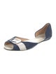 Tod's Leather Colorblock Pattern Sandals