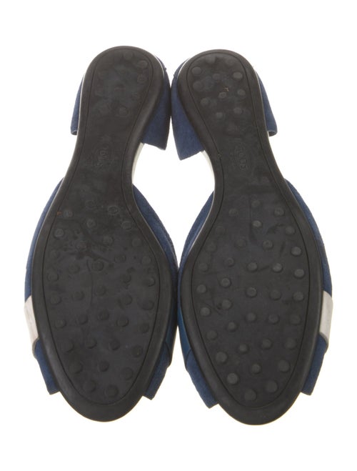 Tod's Leather Colorblock Pattern Sandals