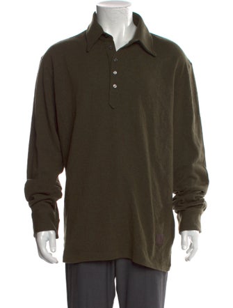 Tod's Wool Collar Polo Sweater