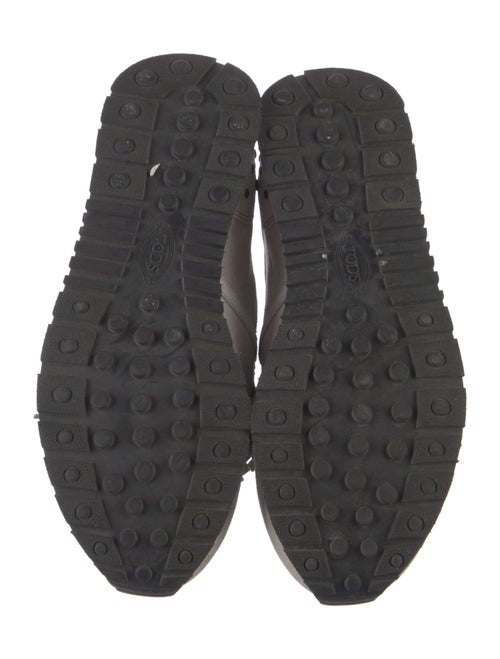 Tod's Suede Fringe Trim Accent Sneakers