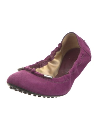 Tod's Suede Ballet Flats