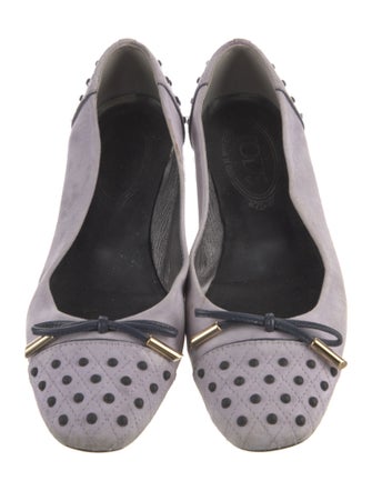 Tod's Suede Ballet Flats
