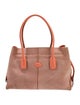 Tod's Suede Top Handle Bag