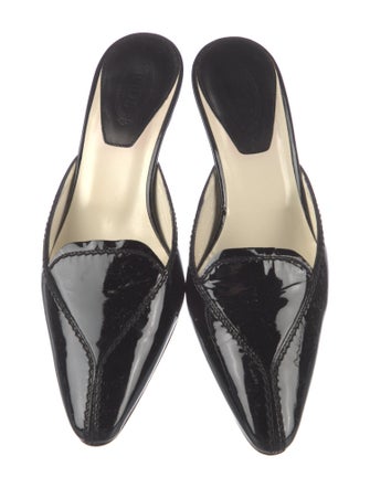 Tod's Patent Leather Mules