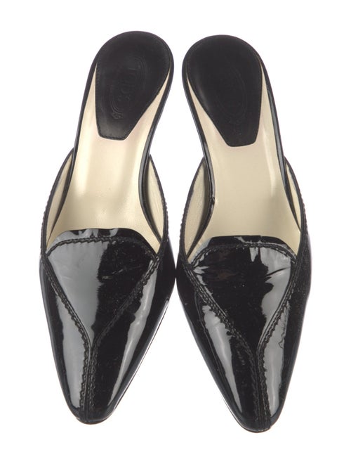 Tod's Patent Leather Mules