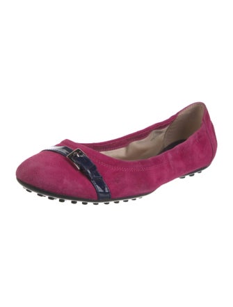 Tod's Suede Ballet Flats