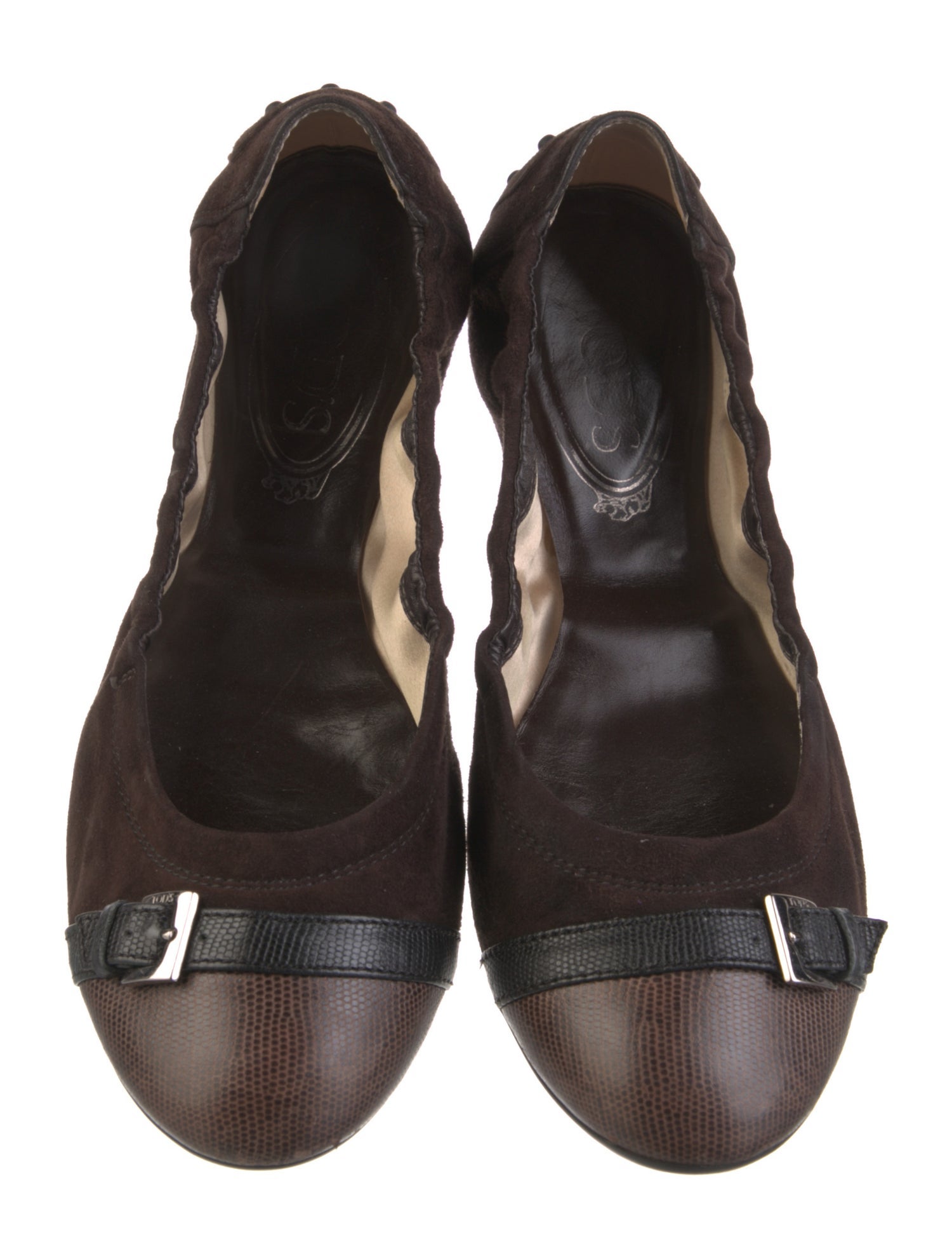 Tod's Suede Ballet Flats