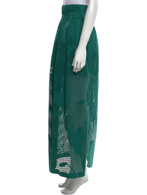 Tod's Lasercut Accents Long Skirt