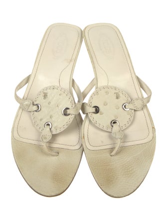 Tod's Leather Slides