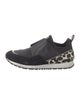 Tod's Suede Animal Print Sneakers