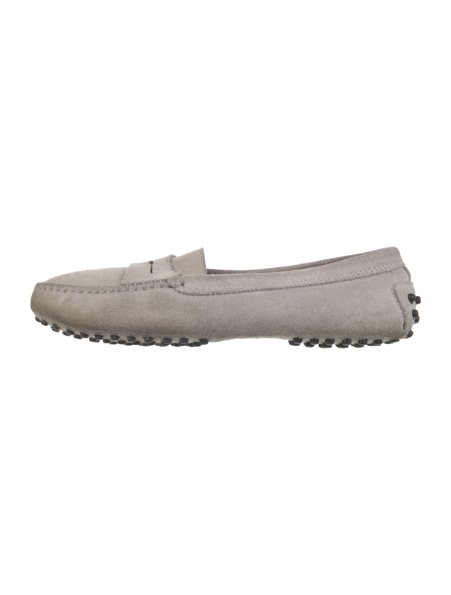 Tod's Suede Whipstitch Trim Moccasins