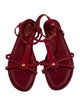 Tod's Leather T-Strap Sandals