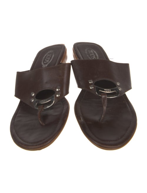 Tod's Leather Slides
