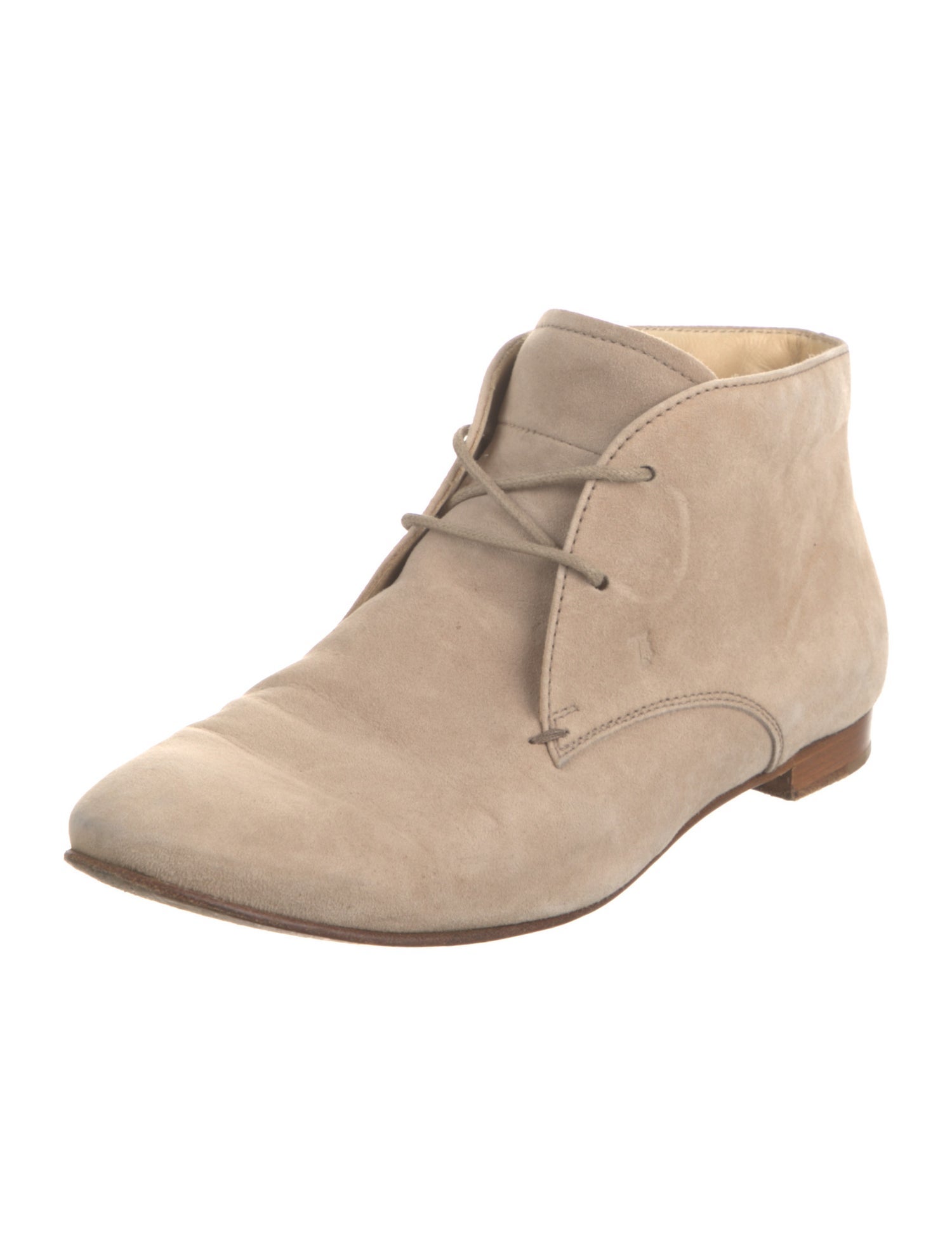 Tod's Suede Lace-Up Boots