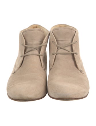 Tod's Suede Lace-Up Boots