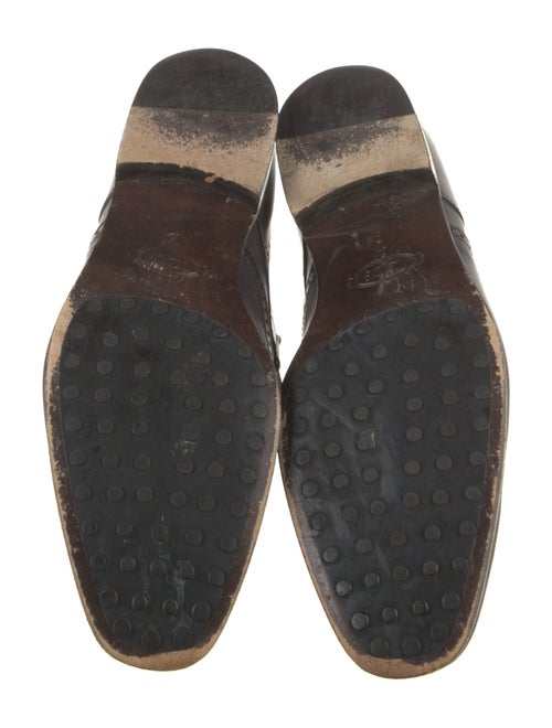 Tod's Leather Lasercut Accents Monk Straps