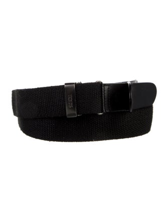 Tod's Leather Trim Embellishment Waist Belt